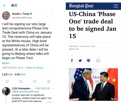 中美貿易戰第一階段協議背景下3000億A清單關稅減讓動態